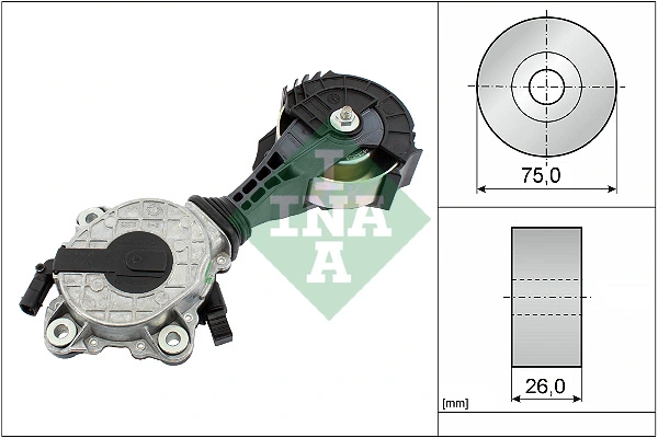 Belt Tensioner, V-ribbed belt